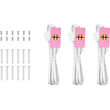 Thermaltake CT120 EX ARGB Sync PC Cooling Fan Pink, Gehäuselüfter pink, 3er-Pack, 120 mm
