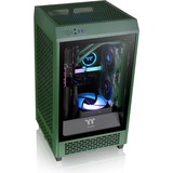 Thermaltake The Tower 200 , Tower-Gehäuse dunkelgrün, Tempered Glas