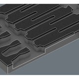 Wera 9711 Schaumstoffeinlage VDE Schraubendreher-Set 1, 16‑teilig schwarz/grau, in Schaumstoffeinlage für Werkstattwagen