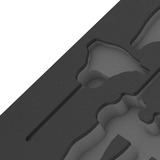 Wera 9813 Schaumstoffeinlage für Hex Schraubendreher Set 1, leer schwarz/grau, für Tool Rebel Werkstattwagen