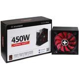 Xilence Perfomance Gaming 450W, PC-Netzteil schwarz, 1x PCIe, 450 Watt