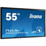 iiyama Prolite TH5565MIS-B1AG Generalüberholt (ohne Standfuß), LED-Monitor 138.8 cm (54.6 Zoll), schwarz (matt), FullHD, IPS, Touchscreen, USB-Hub, Lautsprecher