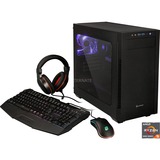 ALTERNATE We Love Gaming-PC Budget Edition 5600G schwarz/transparent, Windows 11 Home 64-Bit