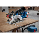 Bosch Akku-Handkreissäge GKS 18V-51 Professional solo, 18Volt blau/schwarz, ohne Akku und Ladegerät, Ø 140mm