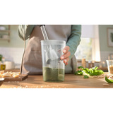 Bosch Home Stabmixer ErgoMaster MSM4W220 Serie 4 weiß/edelstahl, 600 Watt, mit Zerkleinerer