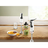 Bosch Home Stabmixer ErgoMaster MSM4W220 Serie 4 weiß/edelstahl, 600 Watt, mit Zerkleinerer