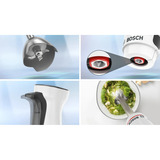 Bosch Home Stabmixer ErgoMaster MSM4W220 Serie 4 weiß/edelstahl, 600 Watt, mit Zerkleinerer