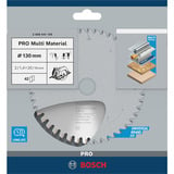 Bosch Kreissägeblatt Multi Material, Ø 130mm, 42Z Bohrung 20mm, für Handkreissägen