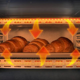 Cecotec Tischbackofen Bake&Toast 1090 , Mini-Backofen schwarz