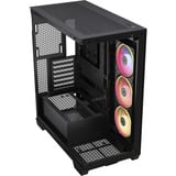 Corsair 3500X LX-R RGB , Tower-Gehäuse schwarz, Tempered Glass x 2