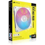 Corsair iCUE LINK RX140 RGB, Gehäuselüfter weiß, 140 mm