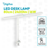 Digitus LED-Schreibtischlampe, LED-Leuchte weiß, 80 cm, 2400 lm, 16 W 