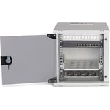 Digitus Netzwerk-Set SOHO Pro 10" 315x300 mm (BxT), IT-Schrank hellgrau, 6 Höheneinheiten