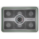 Gozney Pizzaballen-Box, Behälter schwarz/transparent, mit Deckelthermometer