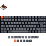 Keychron K3 Version 2, Gaming-Tastatur schwarz/grau, DE-Layout, Keychron Low Profile Optical Brown, Hot-Swap, Aluminiumrahmen