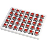Keychron Mechanical Red Switch-Set, Tastenschalter rot/transparent, 35 Stück