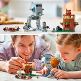LEGO 75332 Star Wars AT-ST, Konstruktionsspielzeug mit Ewok Wicket und Scout Trooper Minifiguren und Starter-Bauelement, Set 2022