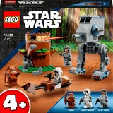 LEGO 75332 Star Wars AT-ST, Konstruktionsspielzeug mit Ewok Wicket und Scout Trooper Minifiguren und Starter-Bauelement, Set 2022