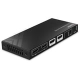 Lindy 2x2 8K60 Matrix HDMI Switch schwarz, EDID Management, Fernbedienung