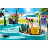 PLAYMOBIL 70610 Family Fun Spaßbecken mit Wasserspritze, Konstruktionsspielzeug 