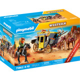 PLAYMOBIL 71862 Western Postkutschenüberfall im Wilden Westen 