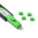 SMARTKEEPER ESSENTIAL HDMI Port Lock (HMD04) + Lock Key Mini (U04), Einsteckschloss Farbcode Grün, 4 Stück + 1 Schlüssel