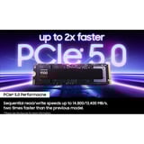 Samsung 9100 PRO 1 TB, SSD PCIe 5.0 x4, NVMe 2.0, M.2 2280