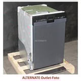 Siemens SR43ES25ME iQ300, Spülmaschine edelstahl (gebürstet)/schwarz, 45 cm, Home Connect