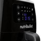 nutribullet Heißluftfritteuse XXL Digital Air Fryer schwarz/silber, 1.800 Watt, Korb 7 Liter