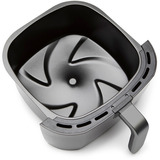 nutribullet Heißluftfritteuse XXL Digital Air Fryer schwarz/silber, 1.800 Watt, Korb 7 Liter