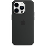 Apple Silikon Case mit MagSafe, Handyhülle schwarz, Mitternacht, iPhone 14 Pro