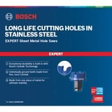 Bosch Expert Lochsägen-Set 'SheetMetal', Ø 22-32mm, 6-teilig mit Power Change Plus-Adapter, Koffer