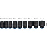 Bosch PRO Impact Steckschlüsseleinsatz-Set 1/4", 9-teilig schwarz, Standard