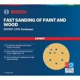 Bosch Professional Expert C470 Schleifblatt, Ø 150mm, K100 5 Stück, für Exzenterschleifer