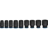 Bosch Professional PRO Impact Steckschlüsseleinsatz-Set 1/4", 9-teilig schwarz, Standard