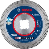 Bosch Professional X-LOCK Diamanttrennscheibe Expert HardCeramic, Ø 125mm Bohrung 22,23mm