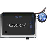 Campingaz Plancha Othello 1 CV, Grillplatte schwarz/edelstahl, 2,8 kW, für CV 470 Plus