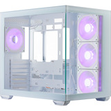 Cooler Master Elite 681 , Tower-Gehäuse weiß, Tempered Glass x 2