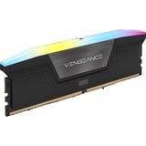 Corsair DIMM 64 GB DDR5-6400 (2x 32 GB) Dual-Kit, Arbeitsspeicher schwarz, CMH64GX5M2B6400C42, Vengeance RGB, INTEL XMP
