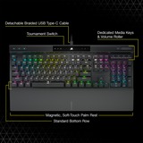 Corsair K70 RGB PRO, Gaming-Tastatur schwarz, DE-Layout, Corsair OPX
