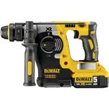 DEWALT Akku-Kombihammer DCH274P2T, Bohrhammer gelb, 2x Li-Ionen Akku 5,0Ah, im Koffer