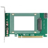 DeLOCK PCI Express x16 Karte zu 1 x intern U.2 NVMe SFF-8639, Schnittstellenkarte 