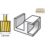 Dremel MAX Fräsmesser zum Schnitzen Ø 7,8mm (115DM), Fräser 2 Stück, Schaft Ø 3,2mm