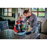 EINHELL Power X-Change Akku-Bandsäge TE-MB 18/127 U Li-Solo, 18Volt rot/schwarz, ohne Akku und Ladegerät, mit Untergestell