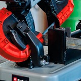 EINHELL Power X-Change Akku-Bandsäge TE-MB 18/127 U Li-Solo, 18Volt rot/schwarz, ohne Akku und Ladegerät, mit Untergestell