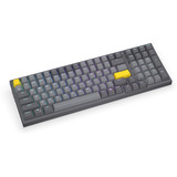 ENDORFY Celeris 1800, Gaming-Tastatur grau, US-Layout, ENDORFY Yellow by Gateron