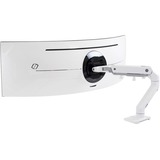 Ergotron HX Monitor Arm mit HD-Gelenk, Monitorhalterung weiß, für ultrabreite Curved Monitore