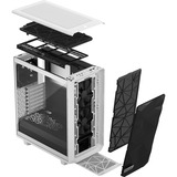 Fractal Design Meshify 2 Compact White TG Clear Tint, Tower-Gehäuse weiß/schwarz, Tempered Glass