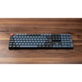 Keychron K5 Pro, Gaming-Tastatur schwarz/blaugrau, DE-Layout, Gateron Low Profile 2.0 Mechanical Red, Hot-Swap, Aluminiumrahmen, RGB, PTB