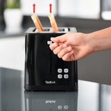 Krups Smart'n Light Toaster KH6418 schwarz, 850 Watt, für 2 Scheiben Toast